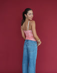 PEACH POLKA CAMI