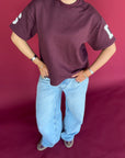 The 'College Tee' Maroon