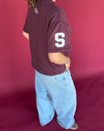 The 'College Tee' Maroon