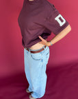 The 'College Tee' Maroon