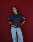 The 'College Tee' Charcoal