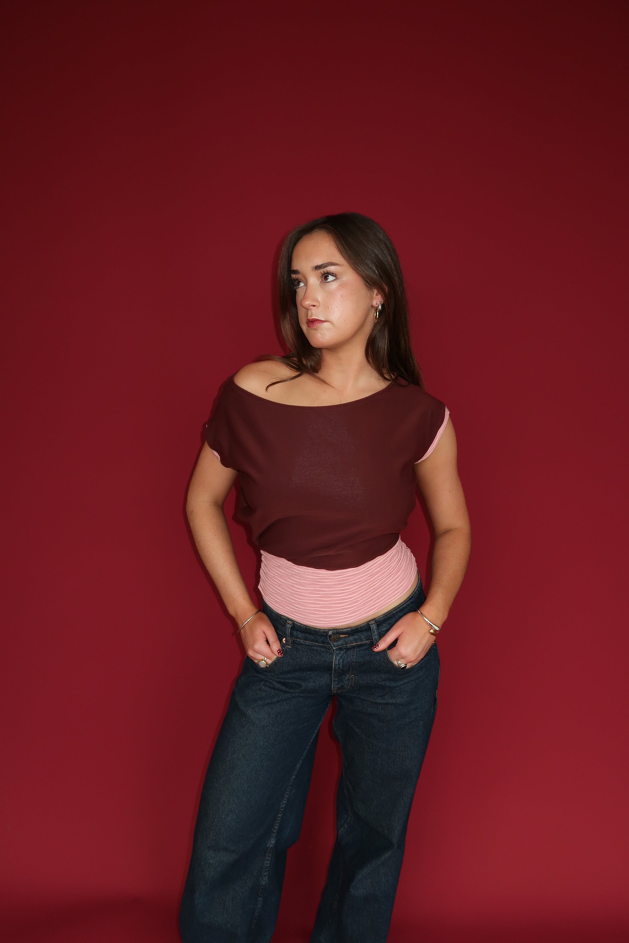 RACHEL SLOUCH TOP