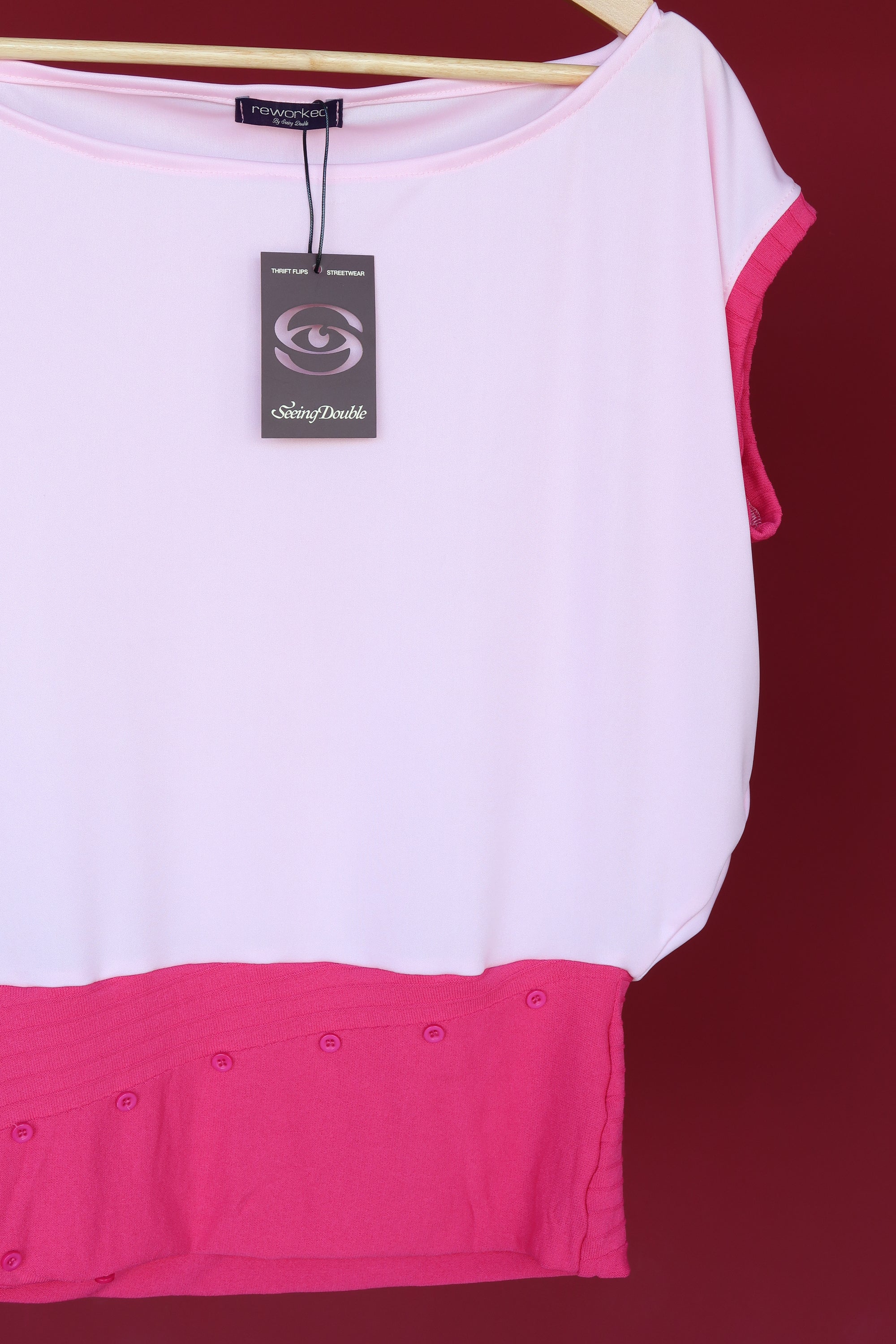 BUTTON SLOUCH TOP