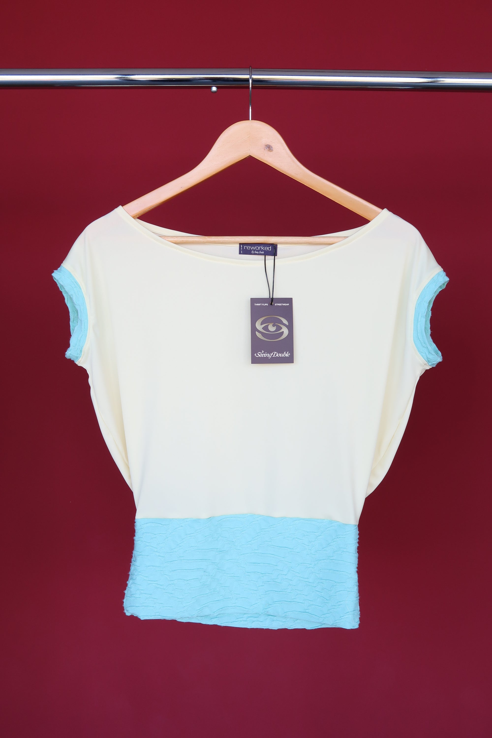 AQUAMARINE SLOUCH TOP