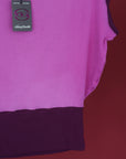 PURPLE DYE SLOUCH TOP